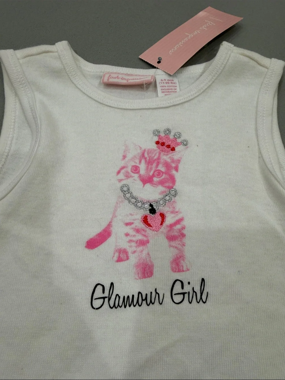 NWT First Impressions Baby Girl 2-Piece Zebra Bloomer Outfit Set – Glamour Girl
